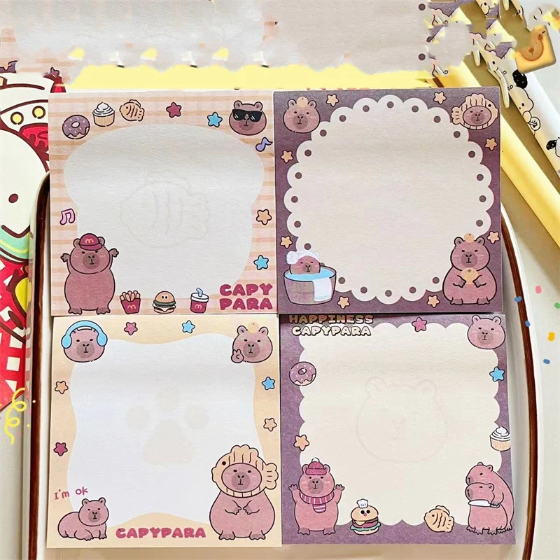 24 pcs/lot Creative capybara Memo Pad Note Cute N Times Stationery Label Notepad Post Office School Supplies
24 pcs/lot Creative capybara Memo Pad Note Cute N Times Stationery Label Notepad Post Office School Supplies