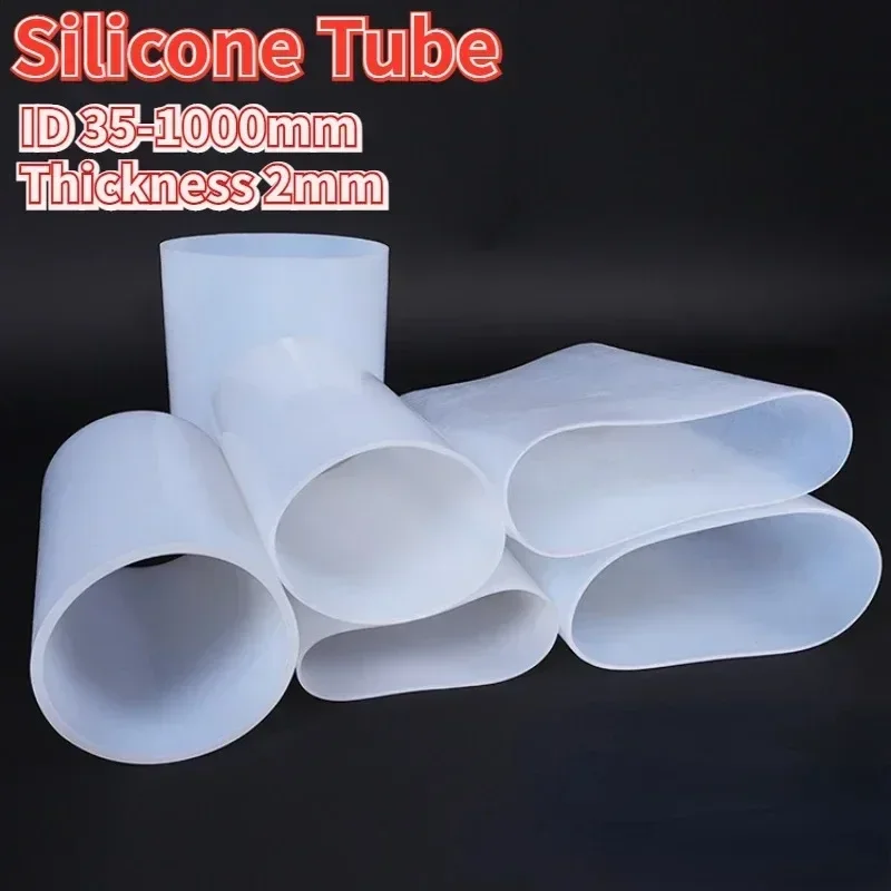 1Meter Industrial Grade High Temp Resistant Silicone Rubber Hose Oversize Pipe Large Tube Inner Dia 35-1000mm Thickness 2mm
1Meter Industrial Grade High Temp Resistant Silicone Rubber Hose Oversize Pipe Large Tube Inner Dia 35-1000mm Thickness 2mm