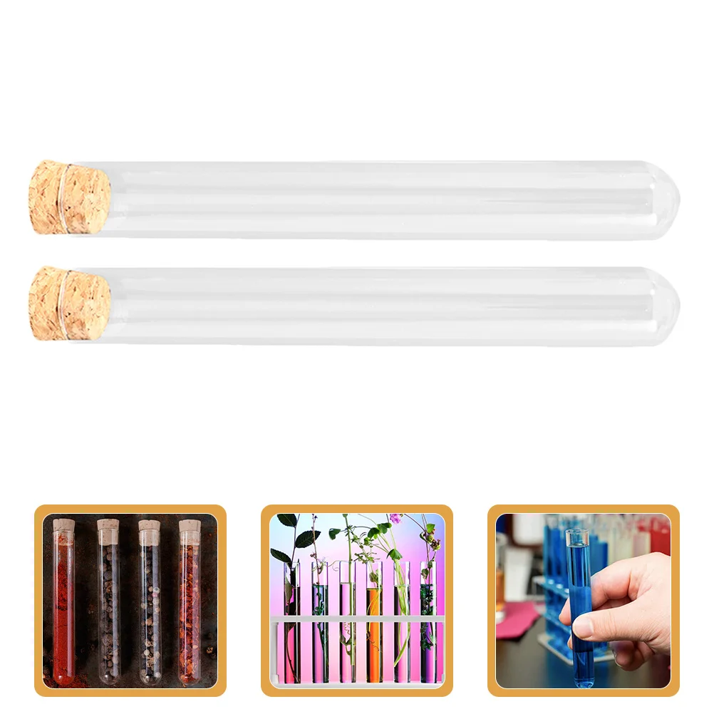 10Pcs Round Bottom Glass Test Tubes Transparent Heat Resistant Lab Tubes for Scientific Experiments Chemical Analysis Liquid
10Pcs Round Bottom Glass Test Tubes Transparent Heat Resistant Lab Tubes for Scientific Experiments Chemical Analysis Liquid