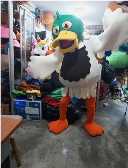 New Adult Hot Sale Foam Cute Green Duck Cartoon Mascot Costume Plush Christmas Fancy Dress Halloween Mascot Costume
New Adult Hot Sale Foam Cute Green Duck Cartoon Mascot Costume Plush Christmas Fancy Dress Halloween Mascot Costume