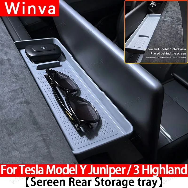 Screen Rear Storage Box For Tesla Model 3 Highland Model Y Juniper Model Y L 2026 ETC Bracket Storage Box Car Accessories New
Screen Rear Storage Box For Tesla Model 3 Highland Model Y Juniper Model Y L 2026 ETC Bracket Storage Box Car Accessories New