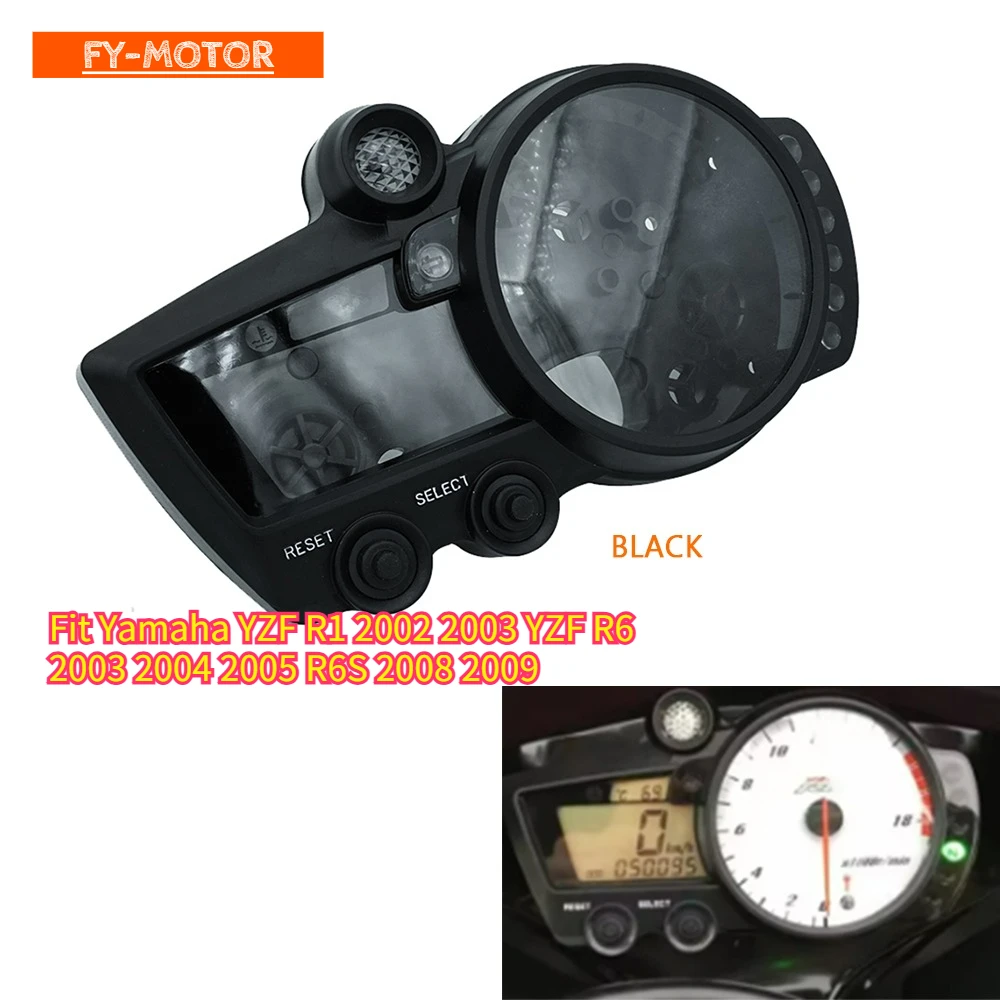 For Yamaha YZF R1 2002-2003 & YZF R6/R6S 2003-2005 2008-2009 Motorcycle Instrument Gauge Case Cover
For Yamaha YZF R1 2002-2003 & YZF R6/R6S 2003-2005 2008-2009 Motorcycle Instrument Gauge Case Cover