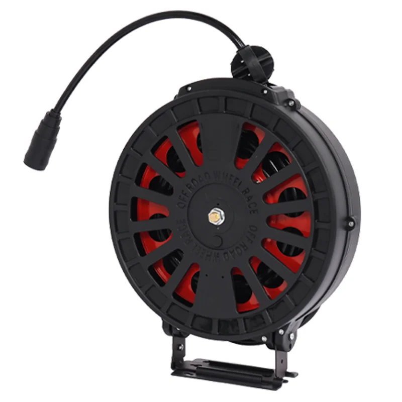 KJ62002 Black Retractable Air Hose Reel for Car Wash Detailing Polyether Yarn Pipe Material One Year Warranty
KJ62002 Black Retractable Air Hose Reel for Car Wash Detailing Polyether Yarn Pipe Material One Year Warranty
