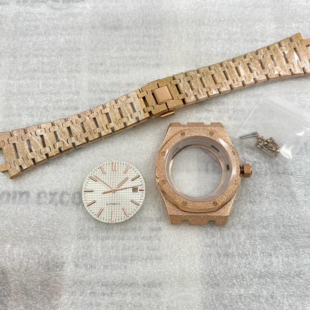 New Star Sand NH35 Case Strap Set Modified 41mm Octagonal Rose Gold Case Suitable for NH36 Movement
New Star Sand NH35 Case Strap Set Modified 41mm Octagonal Rose Gold Case Suitable for NH36 Movement