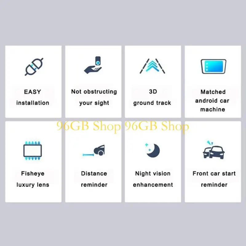 96GB Wireless Connection Motion Detection Car Camera Recorder Reverse Parking Monitor
96GB Wireless Connection Motion Detection Car Camera Recorder Reverse Parking Monitor