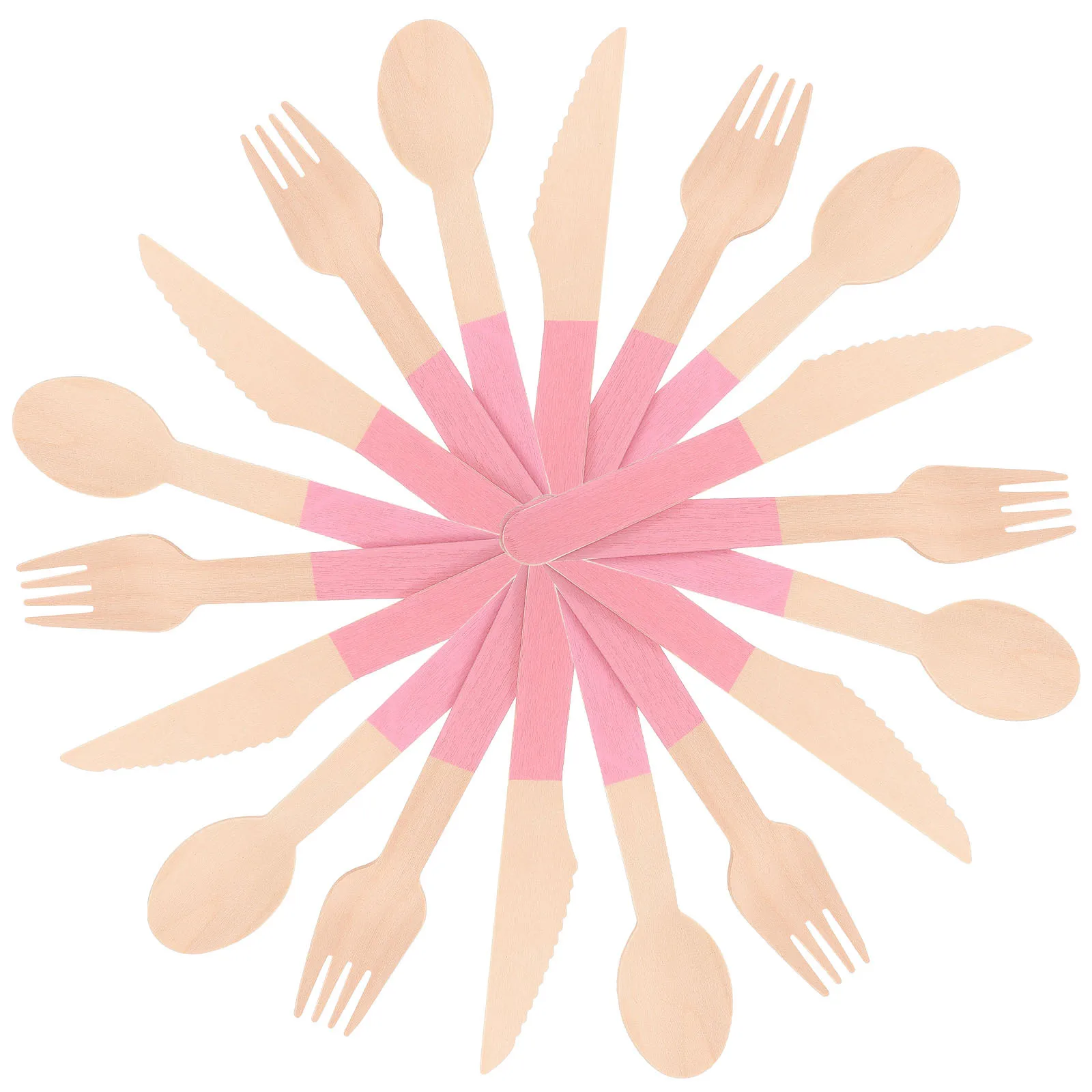 24pcs Birthday Party Cutlery Set Wooden Disposable Utensils For Bbq Picnic Wedding Shower Outdoor Events Kitchen Bar Tools
24pcs Birthday Party Cutlery Set Wooden Disposable Utensils For Bbq Picnic Wedding Shower Outdoor Events Kitchen Bar Tools