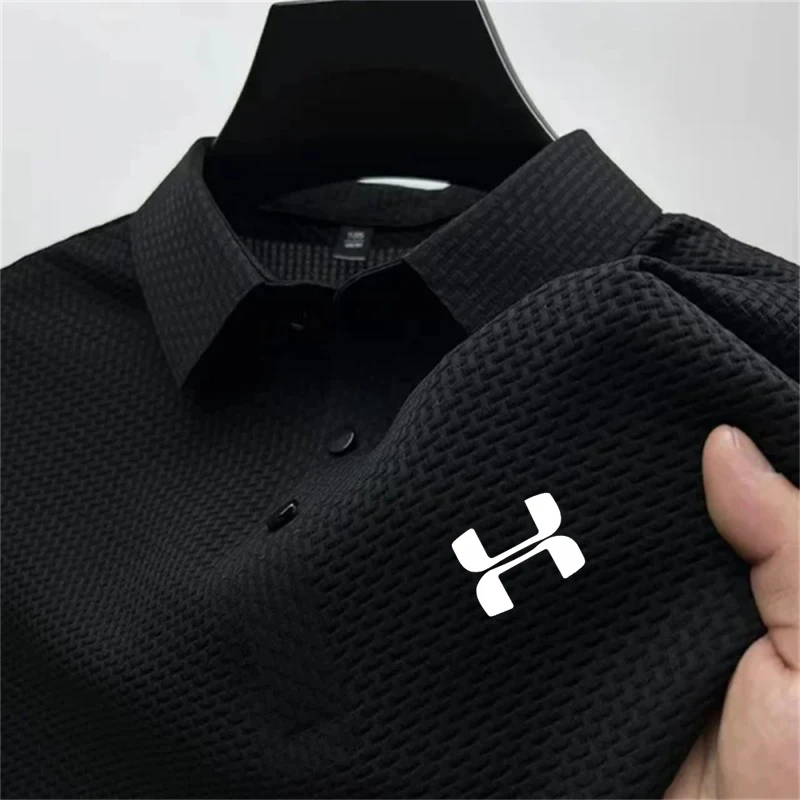 New men's business casual short-sleeved Polo shirt - stylish, breathable, comfortable, and versatile summer garment
New men's business casual short-sleeved Polo shirt - stylish, breathable, comfortable, and versatile summer garment