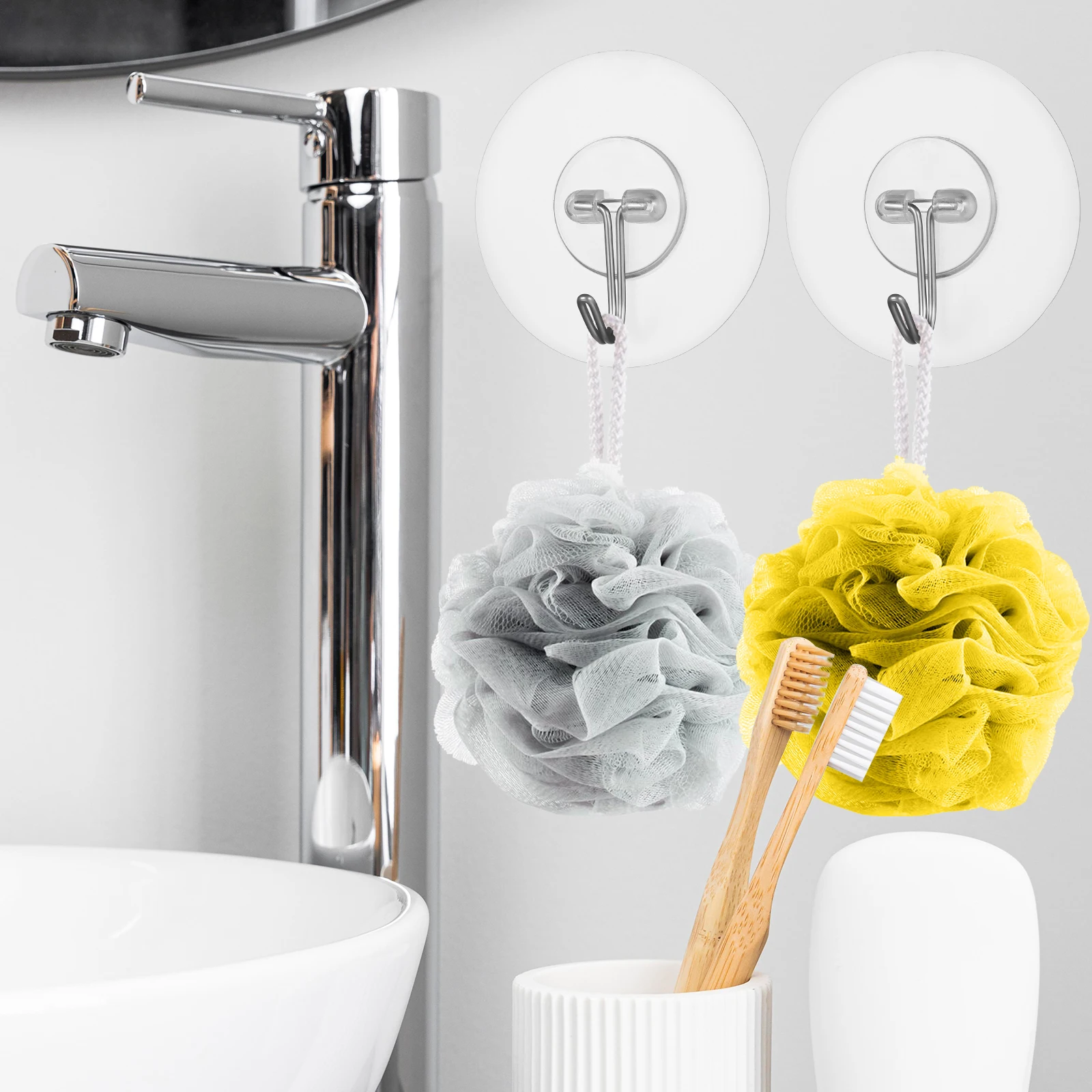 12pcs Hooks No Damage Adhesive Strong Concrete Heavy Duty Self Hanging Nail Plastic Bathroom Kitchen Bedroom Office Mount Wall
12pcs Hooks No Damage Adhesive Strong Concrete Heavy Duty Self Hanging Nail Plastic Bathroom Kitchen Bedroom Office Mount Wall