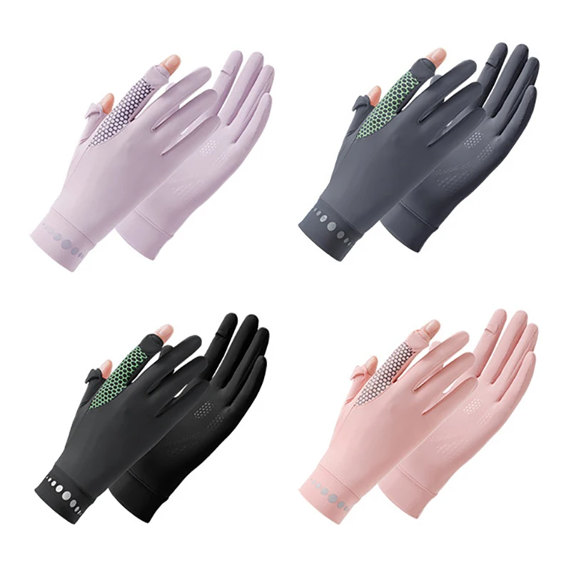 1 Pair Women's Summer Sunscreen Ice Silk Gloves Female Sun Protection Gloves Fashion Cycling Driving Thin Anti-UV Gloves
1 Pair Women's Summer Sunscreen Ice Silk Gloves Female Sun Protection Gloves Fashion Cycling Driving Thin Anti-UV Gloves