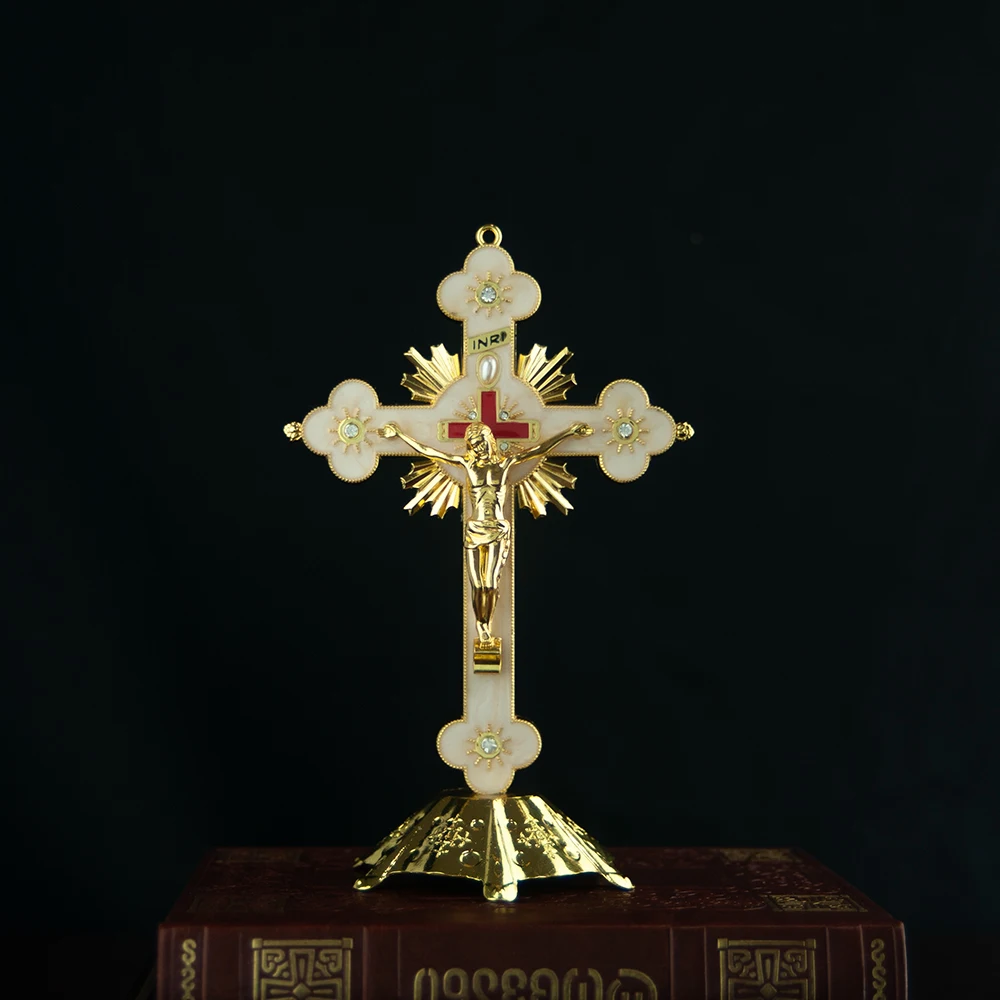 Catholic Jesus Statue Decoration Cross Alloy Prayer Cross Jesus Cross Decoration Home Decoration Cross Small Ornaments
Catholic Jesus Statue Decoration Cross Alloy Prayer Cross Jesus Cross Decoration Home Decoration Cross Small Ornaments