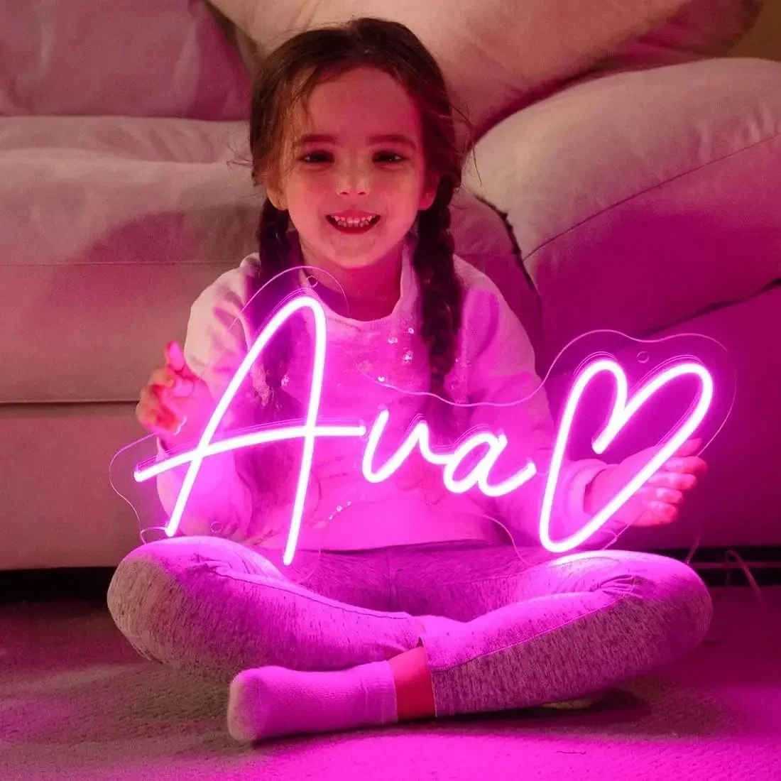 Customizable Neon Sign for Wall Decor Name Sign Personalized for Birthday Wedding Gifts LED sign for Bedroom Party Home Business
Customizable Neon Sign for Wall Decor Name Sign Personalized for Birthday Wedding Gifts LED sign for Bedroom Party Home Business