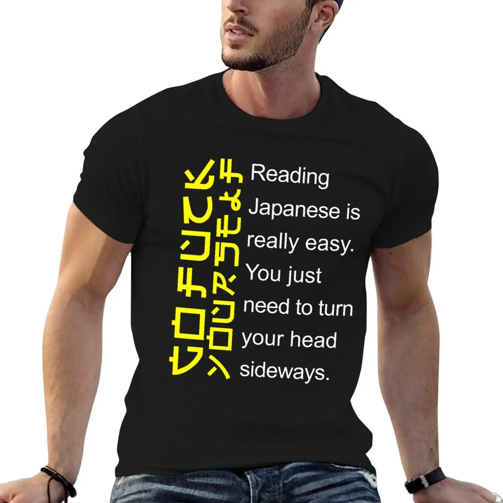Reading Japanese is really easy T-Shirt man t shirts high quality luxury brand t shirt for man T-Shirt
Reading Japanese is really easy T-Shirt man t shirts high quality luxury brand t shirt for man T-Shirt