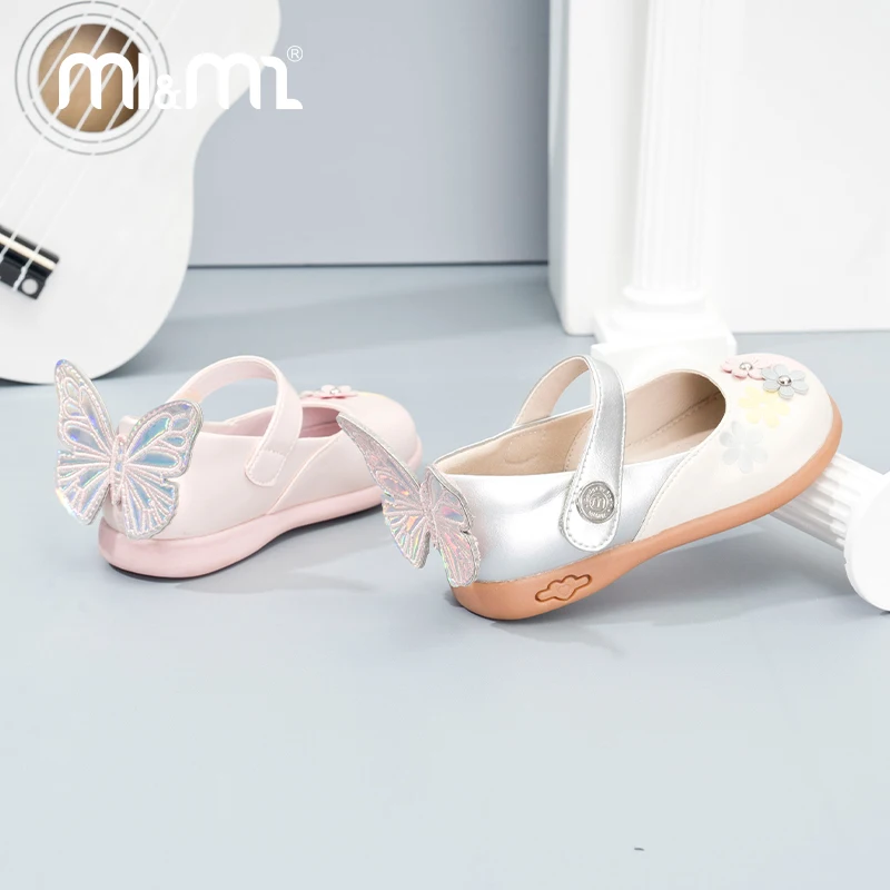M1&M2 Girls Leather Princess Shoes Pearl Rhinestone Lace Bowknot 3D Butterfly Shiny Glitters Non-Slip Soft Sole Party Wedding
M1&M2 Girls Leather Princess Shoes Pearl Rhinestone Lace Bowknot 3D Butterfly Shiny Glitters Non-Slip Soft Sole Party Wedding