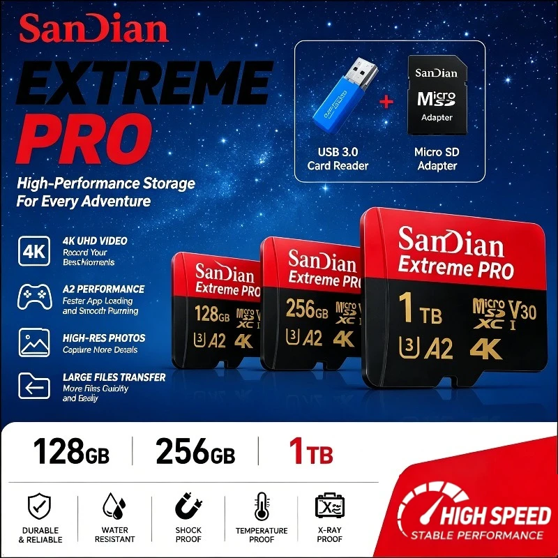 2026 New memory card 1TB 512GB Portable micro tf sd card 128GB 256GB micro tf sd High Speed U3 mini TF card For Phone/Camera/mac
2026 New memory card 1TB 512GB Portable micro tf sd card 128GB 256GB micro tf sd High Speed U3 mini TF card For Phone/Camera/mac