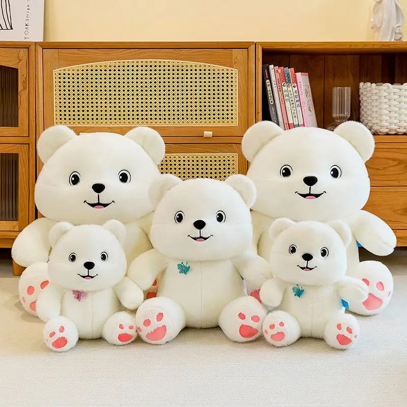 Cute Polar Bear Plush Toy Soft Stuffed White Bear Doll With Butterfly Decoration Fluffy Teddy Bear For Kids Gift Home Decoration
Cute Polar Bear Plush Toy Soft Stuffed White Bear Doll With Butterfly Decoration Fluffy Teddy Bear For Kids Gift Home Decoration