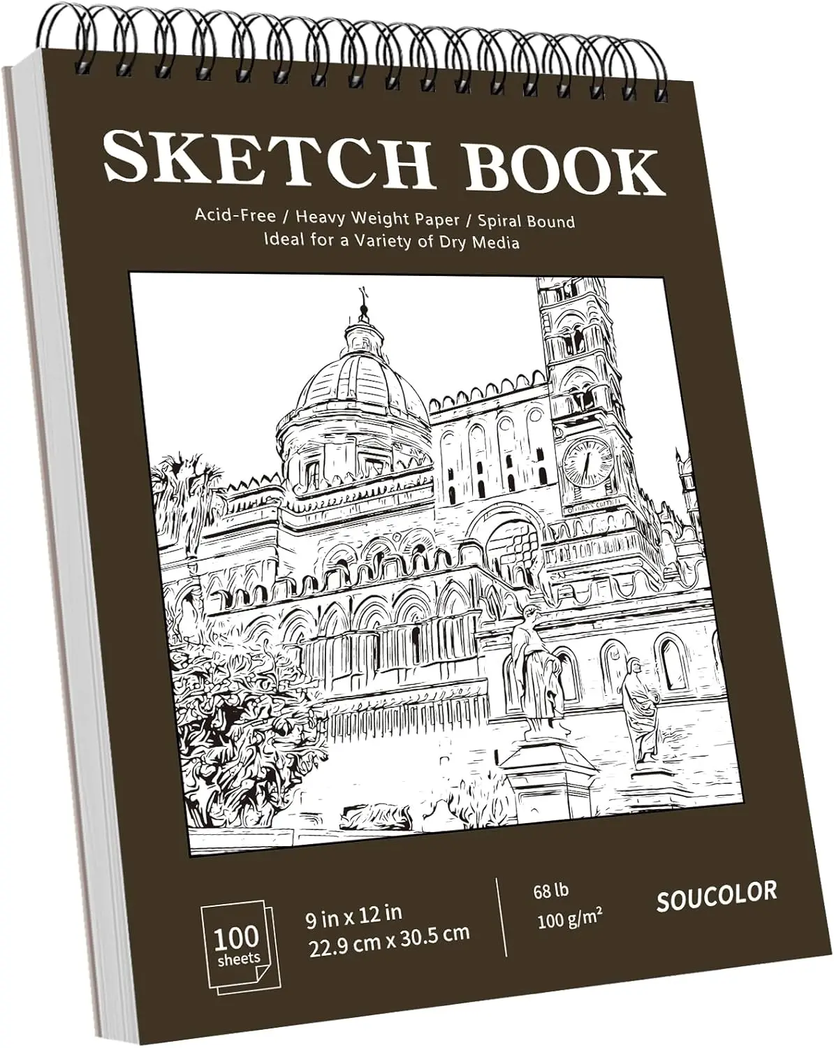 9x12 Sketch Book 100 Sheets, Acid-Free 68lb/100gsm Artist Drawing Pad, Spiral Bound, Lay Flat Design for Sketching & Painting, Back to School Supplies
9x12 Sketch Book 100 Sheets, Acid-Free 68lb/100gsm Artist Drawing Pad, Spiral Bound, Lay Flat Design for Sketching & Painting, Back to School Supplies