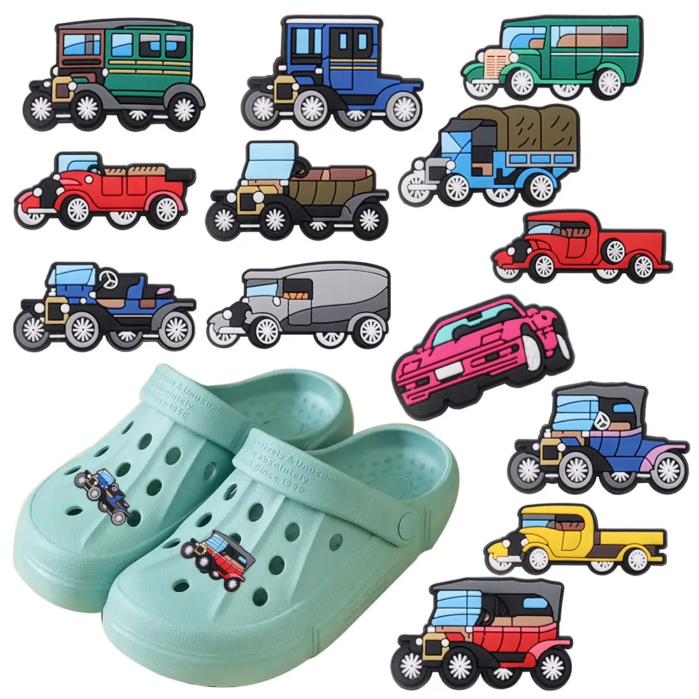 Mix 50PCS PVC Cartoon Vehicle Early Car Series Shoe Charms Garden Shoe Accessories Buckle Decorations Fit Wristband Kid Gift
Mix 50PCS PVC Cartoon Vehicle Early Car Series Shoe Charms Garden Shoe Accessories Buckle Decorations Fit Wristband Kid Gift