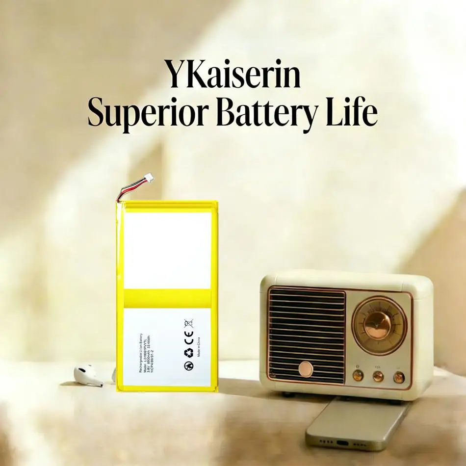 Безопасный аккумулятор для планшета 8800 мАч для Blackview Tab 18, 1 разъем с 7 проводами Li318991pvytl
Безопасный аккумулятор для планшета 8800 мАч для Blackview Tab 18, 1 разъем с 7 проводами Li318991pvytl