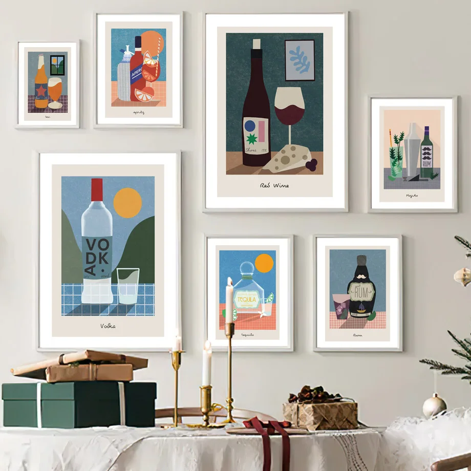 Bar Night Club Wall Art Mural Canvas Painting Gin Run Vodka Wine Cocktail Posters And Print Wall Pictures For Living Room Decor
Bar Night Club Wall Art Mural Canvas Painting Gin Run Vodka Wine Cocktail Posters And Print Wall Pictures For Living Room Decor
