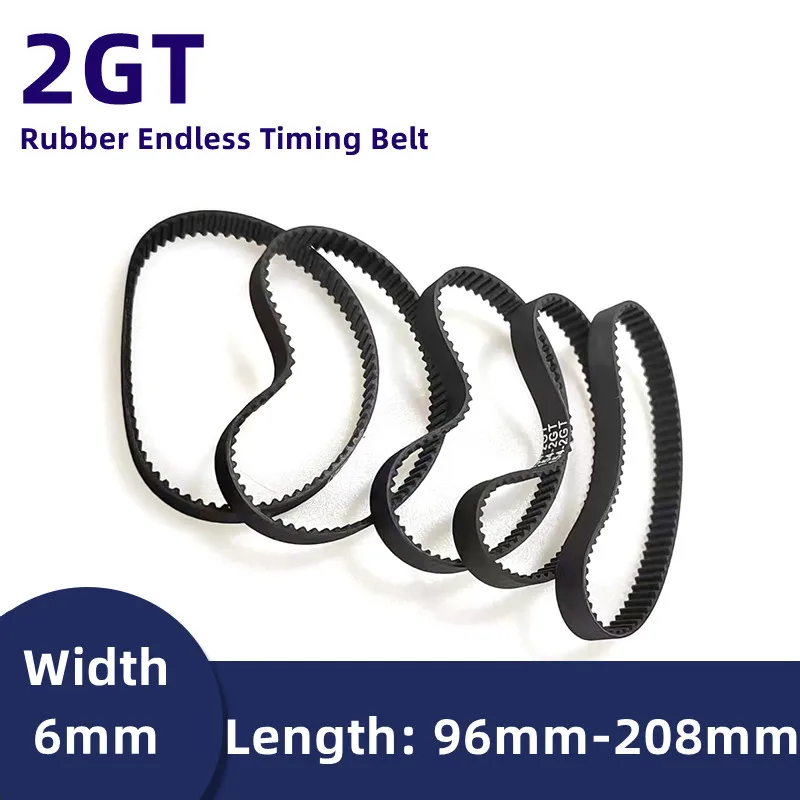 1pc 2 Gt/gt2 Black Rubber Endless Timing Belt Width 6mm 2gt-96~2gt-208 Length 96-208mm 3d Printer Accessories
1pc 2 Gt/gt2 Black Rubber Endless Timing Belt Width 6mm 2gt-96~2gt-208 Length 96-208mm 3d Printer Accessories