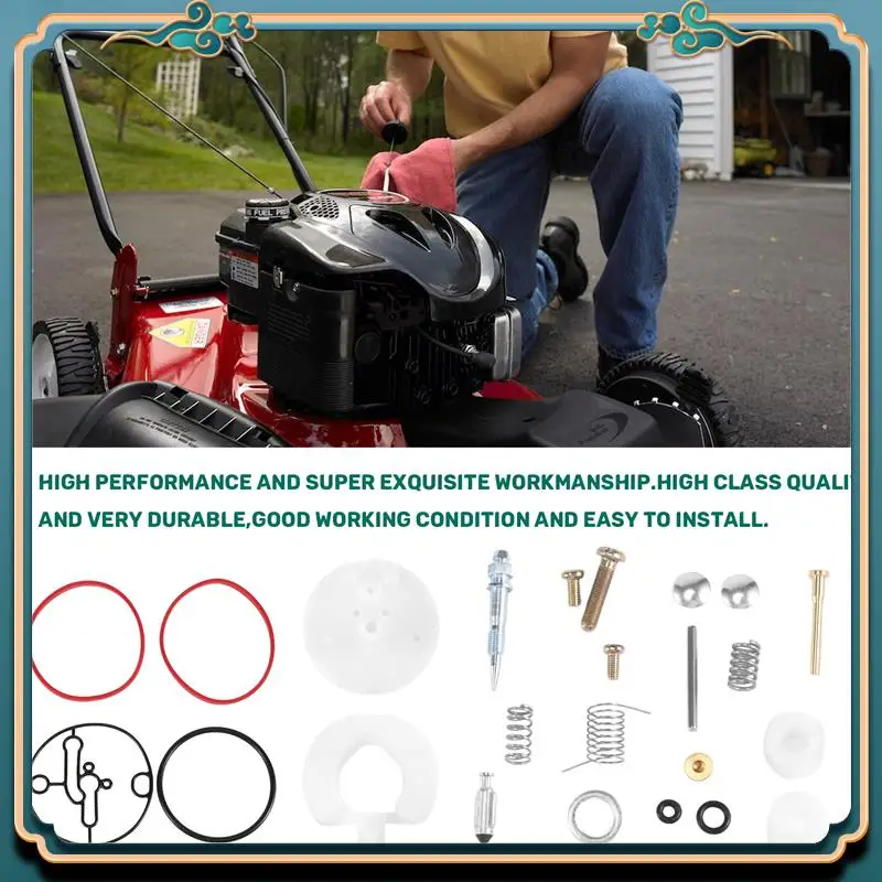 Latest Lawn Mower Carburetor Repair Kit Carb Rebuild Set For Briggs-Stratton 11HP-19HP 796184 Master Overhaul For Nikki Carbs
Latest Lawn Mower Carburetor Repair Kit Carb Rebuild Set For Briggs-Stratton 11HP-19HP 796184 Master Overhaul For Nikki Carbs