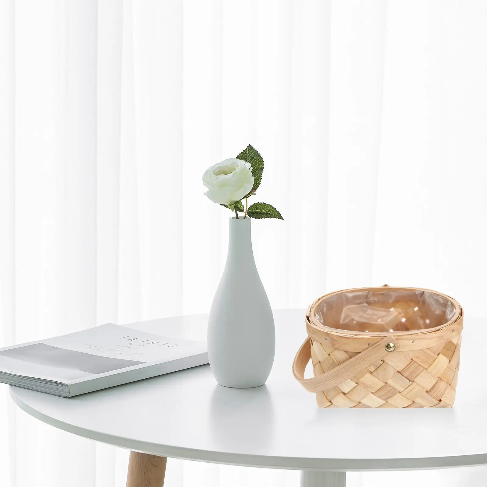 Wood Chip Storage Basket Rattan Baskets Sturdy Woven Container Material Fruit Vegetable Bread Serving Storage Home
Wood Chip Storage Basket Rattan Baskets Sturdy Woven Container Material Fruit Vegetable Bread Serving Storage Home