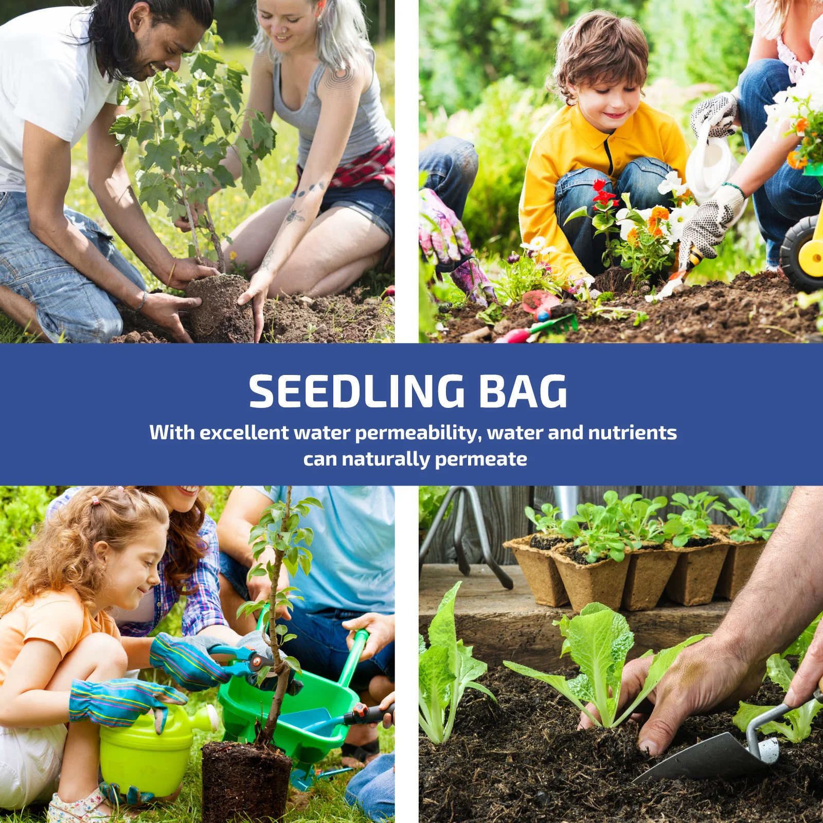 100 Pcs Seedling Bags Eco friendly Plant Grow Nursery Plastic Pots for Gardening Supplies Vegetables Flowers Potatoes
100 Pcs Seedling Bags Eco friendly Plant Grow Nursery Plastic Pots for Gardening Supplies Vegetables Flowers Potatoes