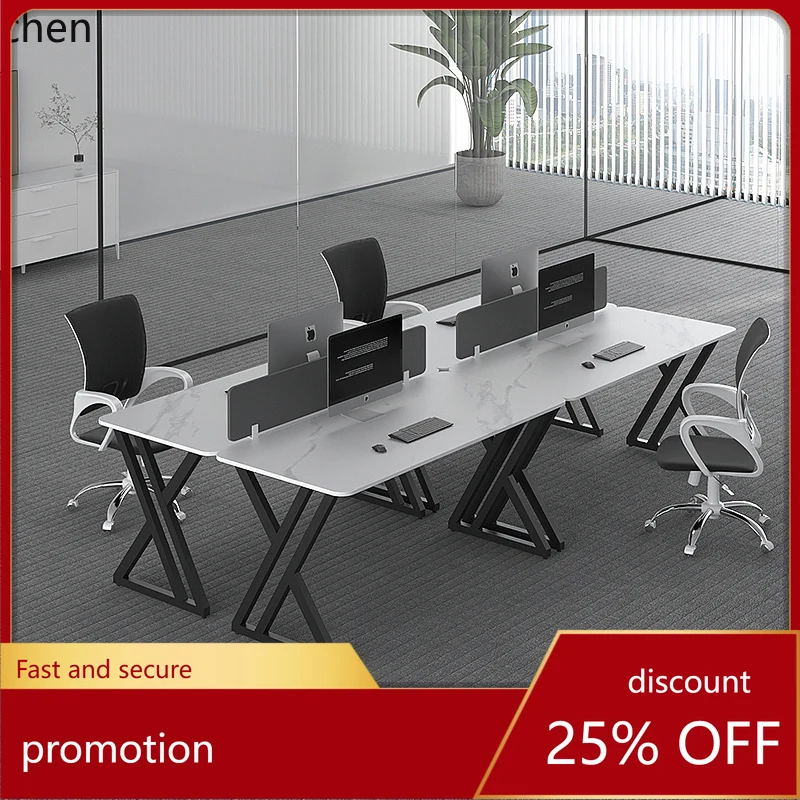 CZ Rock Slab Staff Desk Simple Modern Screen Partition Multi-person Desk Partition Booth White Office Furniture
CZ Rock Slab Staff Desk Simple Modern Screen Partition Multi-person Desk Partition Booth White Office Furniture