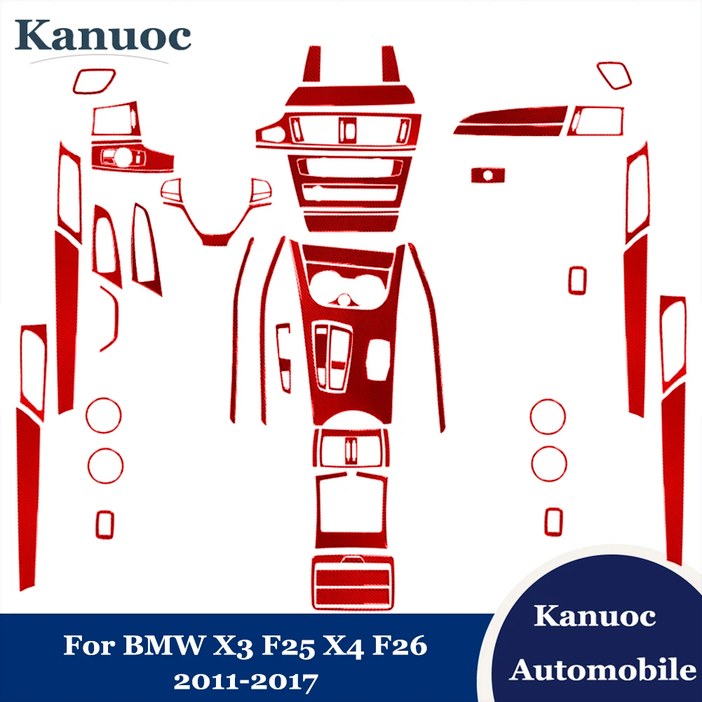 Red Car Carbon Fiber Sticker For BMW X3 F25 X4 F26 2011 2012 2013 2014 2015 2016 2017 Decoration Cover Trim Interior Accessories
Red Car Carbon Fiber Sticker For BMW X3 F25 X4 F26 2011 2012 2013 2014 2015 2016 2017 Decoration Cover Trim Interior Accessories