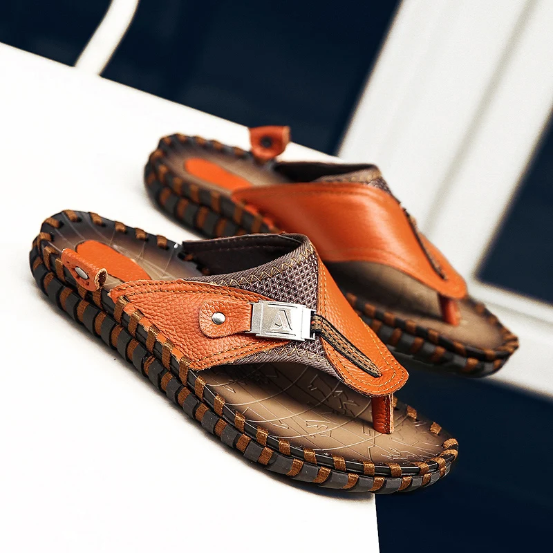 Top layer sandals for men in summer soft soled youth clip toe personalized beach, size 48 flip flops
Top layer sandals for men in summer soft soled youth clip toe personalized beach, size 48 flip flops