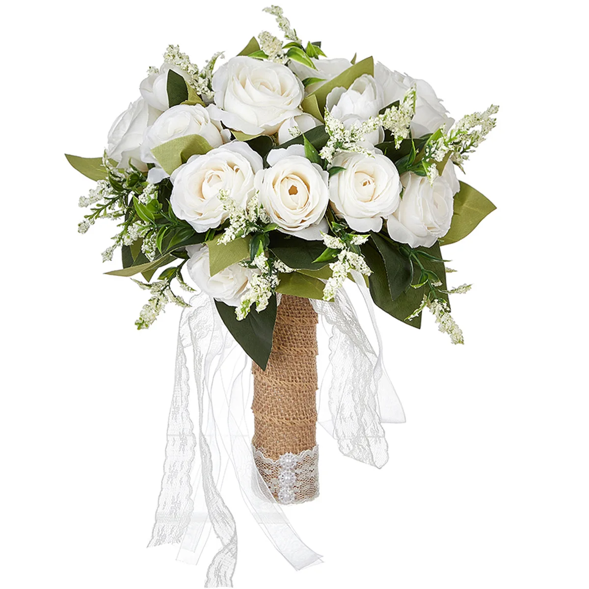 Wedding roses, hand-held flowers, cross-border hot selling lace wedding bouquets, artificial elegant eternal flower bouquets, mu
Wedding roses, hand-held flowers, cross-border hot selling lace wedding bouquets, artificial elegant eternal flower bouquets, mu