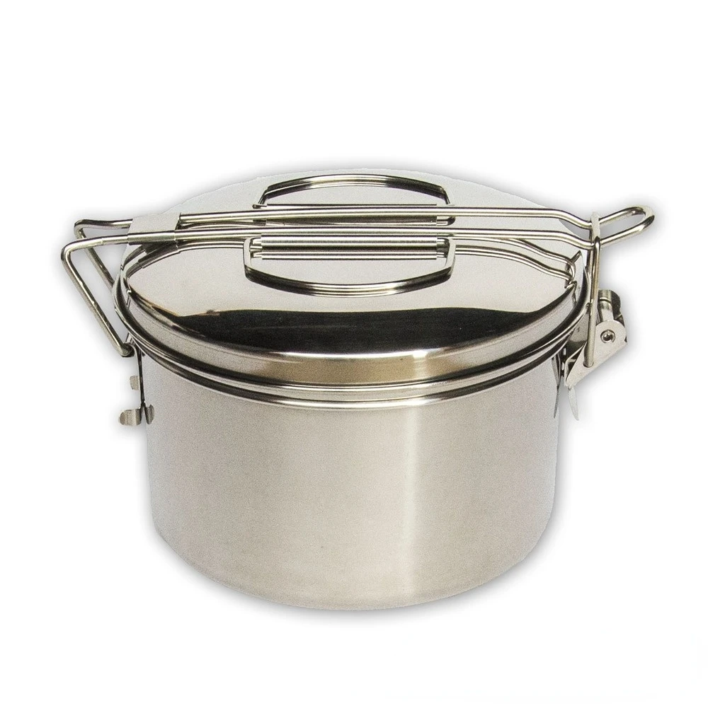 Stainless Steel Camping Lunch Box Cooking Pot Folding Handle Bento Bowl Food Storage Container Picnic Hiking Outdoor Cookware
Stainless Steel Camping Lunch Box Cooking Pot Folding Handle Bento Bowl Food Storage Container Picnic Hiking Outdoor Cookware