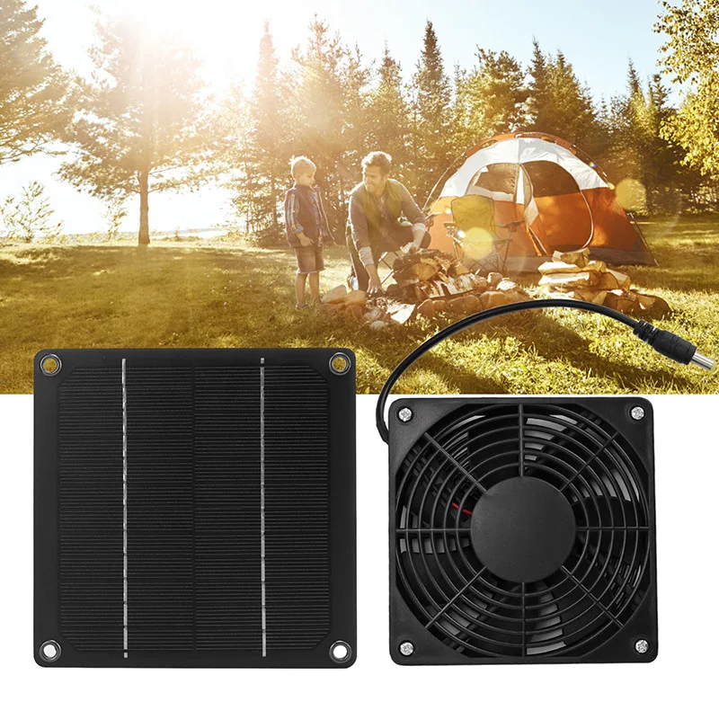 5W 5V Solar Panel Fan Solar Fan Pet Chicken Coop Fanmaximum speed 3200r/min air volume 43.3CFM
5W 5V Solar Panel Fan Solar Fan Pet Chicken Coop Fanmaximum speed 3200r/min air volume 43.3CFM