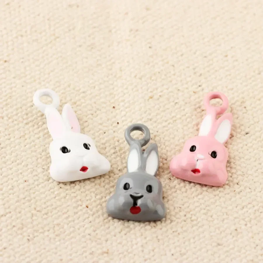 10pcs Pink Gray Bunny Head Metal Charms Enamel Pendants Ornaments Beads for Bracelet Earrings Jewelry Making
10pcs Pink Gray Bunny Head Metal Charms Enamel Pendants Ornaments Beads for Bracelet Earrings Jewelry Making