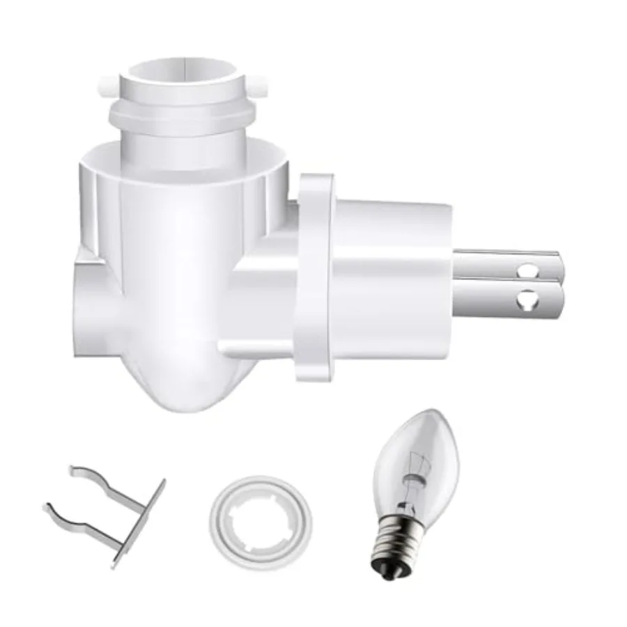 Auto On Sensor Plug in Night Light Module, Wall Light Plug with Light Sensitive On/Off Switch, Rotating E12 Base Night Light So
Auto On Sensor Plug in Night Light Module, Wall Light Plug with Light Sensitive On/Off Switch, Rotating E12 Base Night Light So
