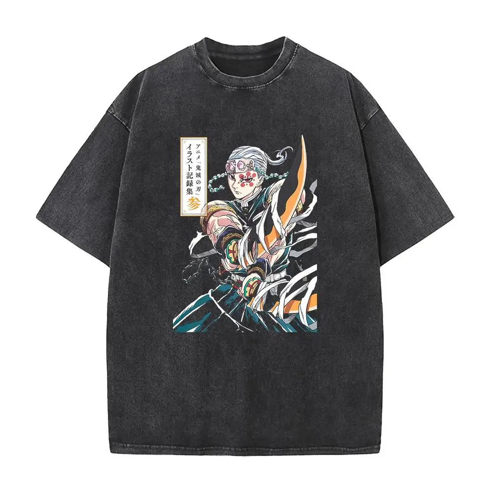 2026 New Demon Slayer Anime Acid Washed T-Shirt Kokushibo Anime Tee Gift for Him Graphic Short Sleeve Shirt Men Women Summer
2026 New Demon Slayer Anime Acid Washed T-Shirt Kokushibo Anime Tee Gift for Him Graphic Short Sleeve Shirt Men Women Summer