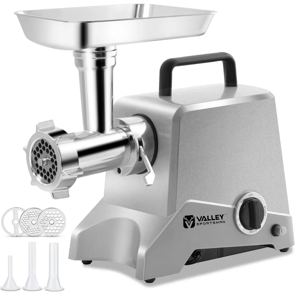 #12 Electric Meat Grinder, 575 Watt Aluminum Housing, Heavy Duty Meat Mincer, Sausage Stuffer Maker, Ideal for Regular Use
#12 Electric Meat Grinder, 575 Watt Aluminum Housing, Heavy Duty Meat Mincer, Sausage Stuffer Maker, Ideal for Regular Use
