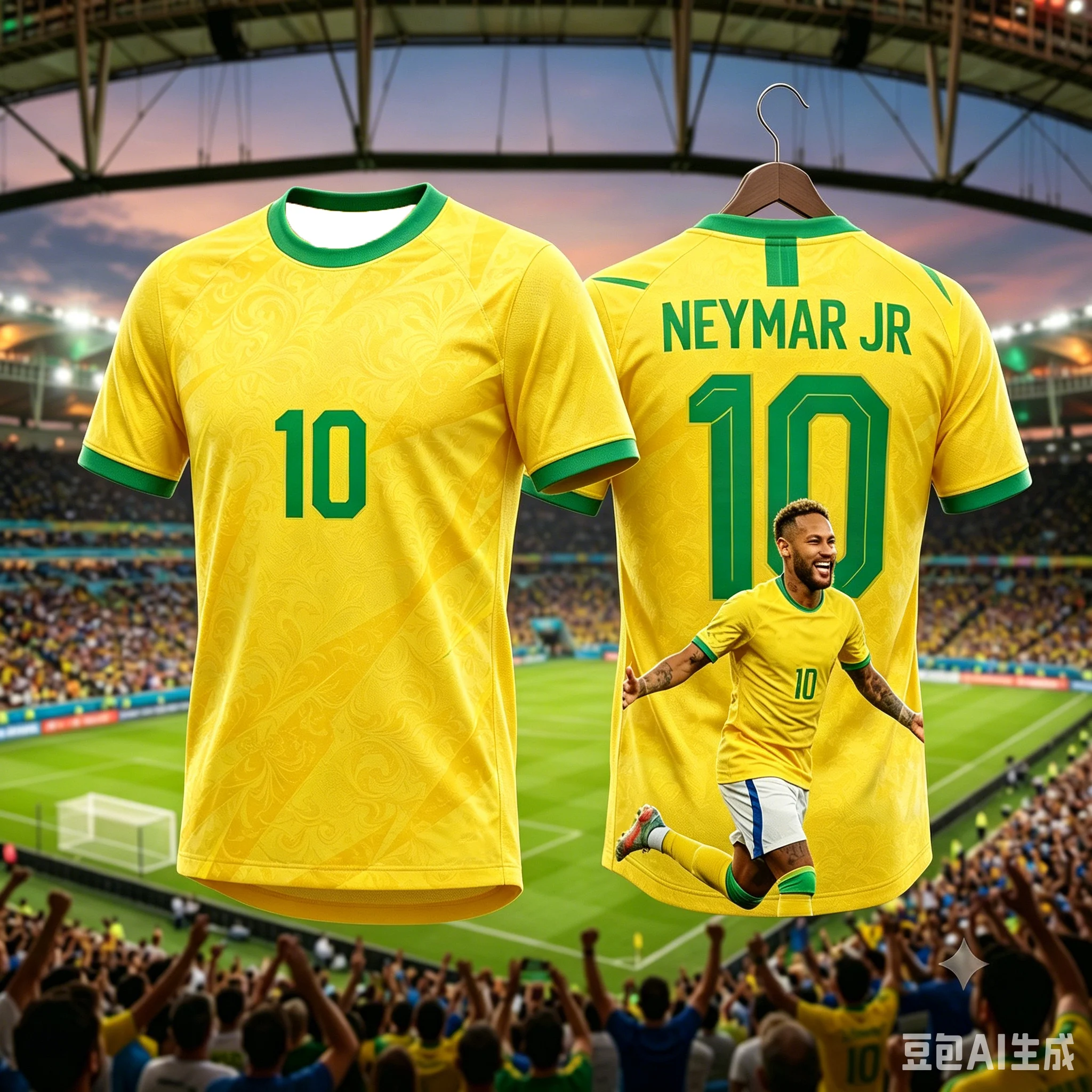 Kids Brazil Soccer T-Shirt Neymar #10 Geometric Pattern Player Portrait Breathable Quick Dry Training Tee Fan Sport Top Men Wome
Kids Brazil Soccer T-Shirt Neymar #10 Geometric Pattern Player Portrait Breathable Quick Dry Training Tee Fan Sport Top Men Wome