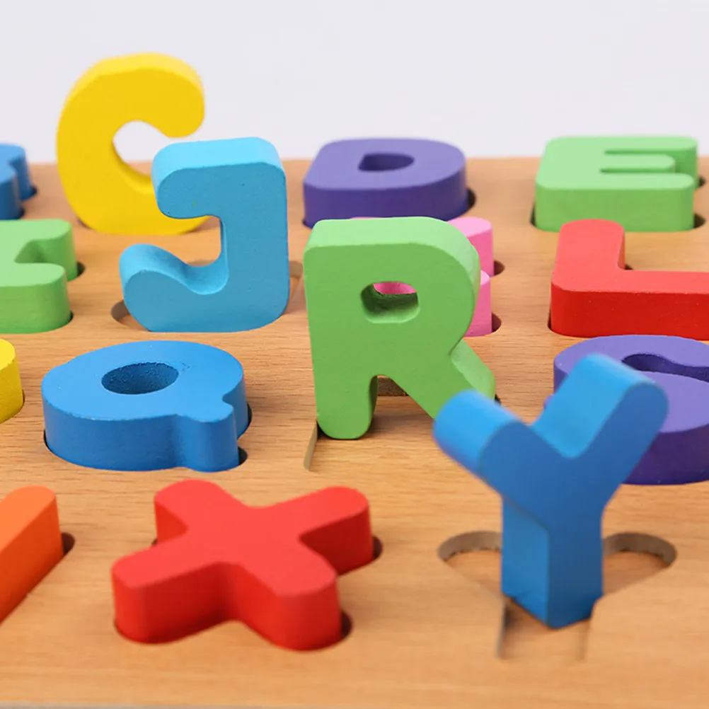 Wooden 26 Uppercase Letters Puzzle Board Educational Alphabet Learning Early Childhood Cognitive Phonological Awareness Color
Wooden 26 Uppercase Letters Puzzle Board Educational Alphabet Learning Early Childhood Cognitive Phonological Awareness Color
