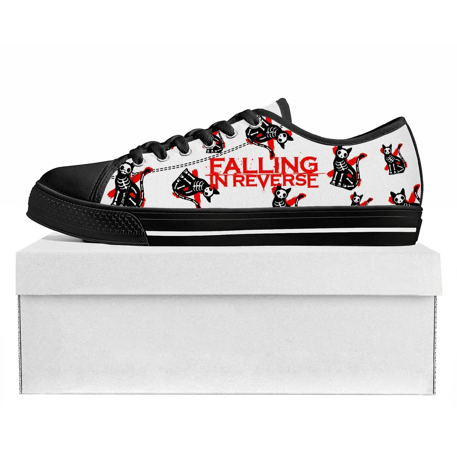 Кроссовки Falling In Reverse Low Top в стиле панк-рок, высококачественные, для мужчин, женщин и подростков, индивидуальный дизайн, парные, из канваса
Кроссовки Falling In Reverse Low Top в стиле панк-рок, высококачественные, для мужчин, женщин и подростков, индивидуальный дизайн, парные, из канваса