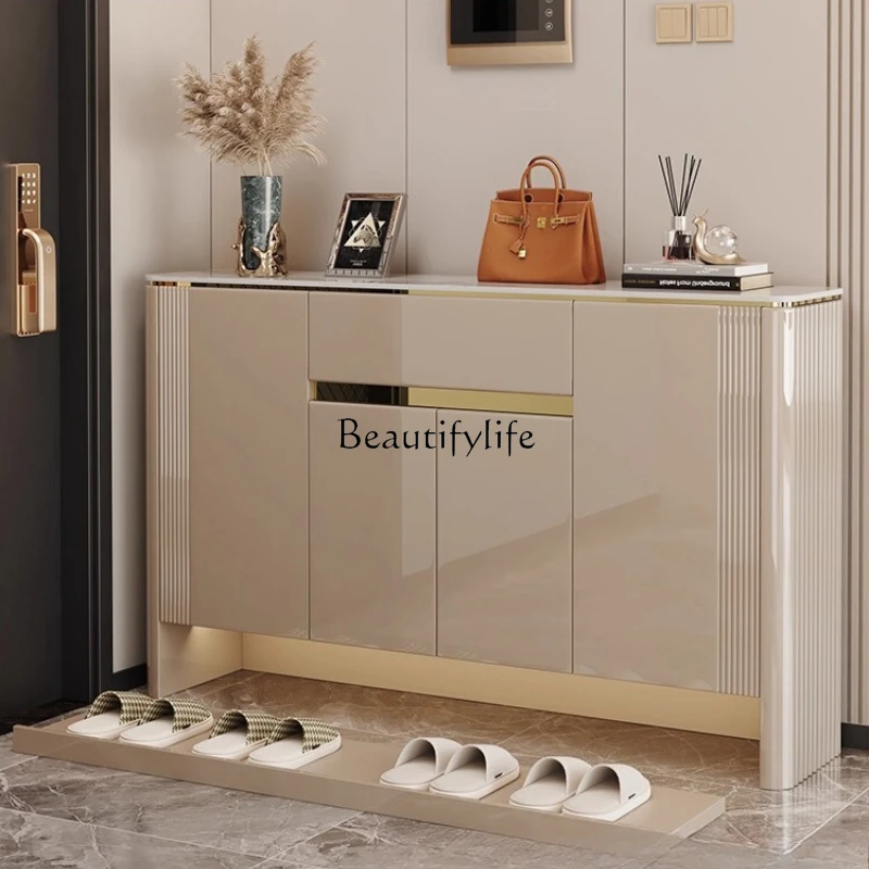 Italian shoe cabinet solid wood household door high-end large-capacity storage cabinet
Italian shoe cabinet solid wood household door high-end large-capacity storage cabinet