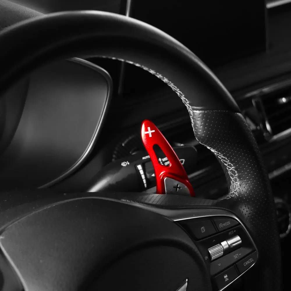 For Genesis G70 2019-2025 Steering Wheel Shift Paddle Wheel Shifter Extension Styling Aluminum Red Silver
For Genesis G70 2019-2025 Steering Wheel Shift Paddle Wheel Shifter Extension Styling Aluminum Red Silver
