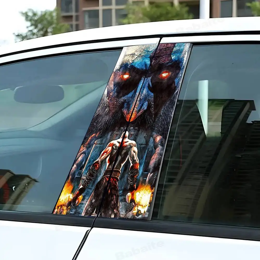 God Of War 2pcs Car Sticker Car B-Pillar Sticker Car Door Pillar Decal Waterproof Decal Cover Scratched Decal Sticker
God Of War 2pcs Car Sticker Car B-Pillar Sticker Car Door Pillar Decal Waterproof Decal Cover Scratched Decal Sticker