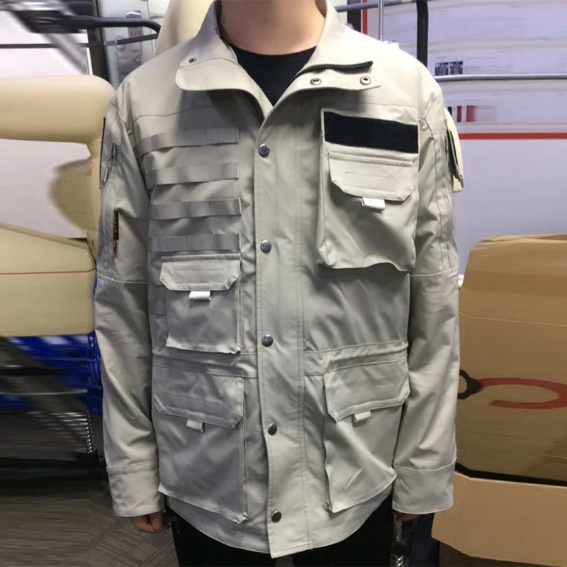 Pockets High Street Jackets Men's Korean Style Fashion Casual Safari Style Coats 2022 Autumn And Winter New Tide
Pockets High Street Jackets Men's Korean Style Fashion Casual Safari Style Coats 2022 Autumn And Winter New Tide