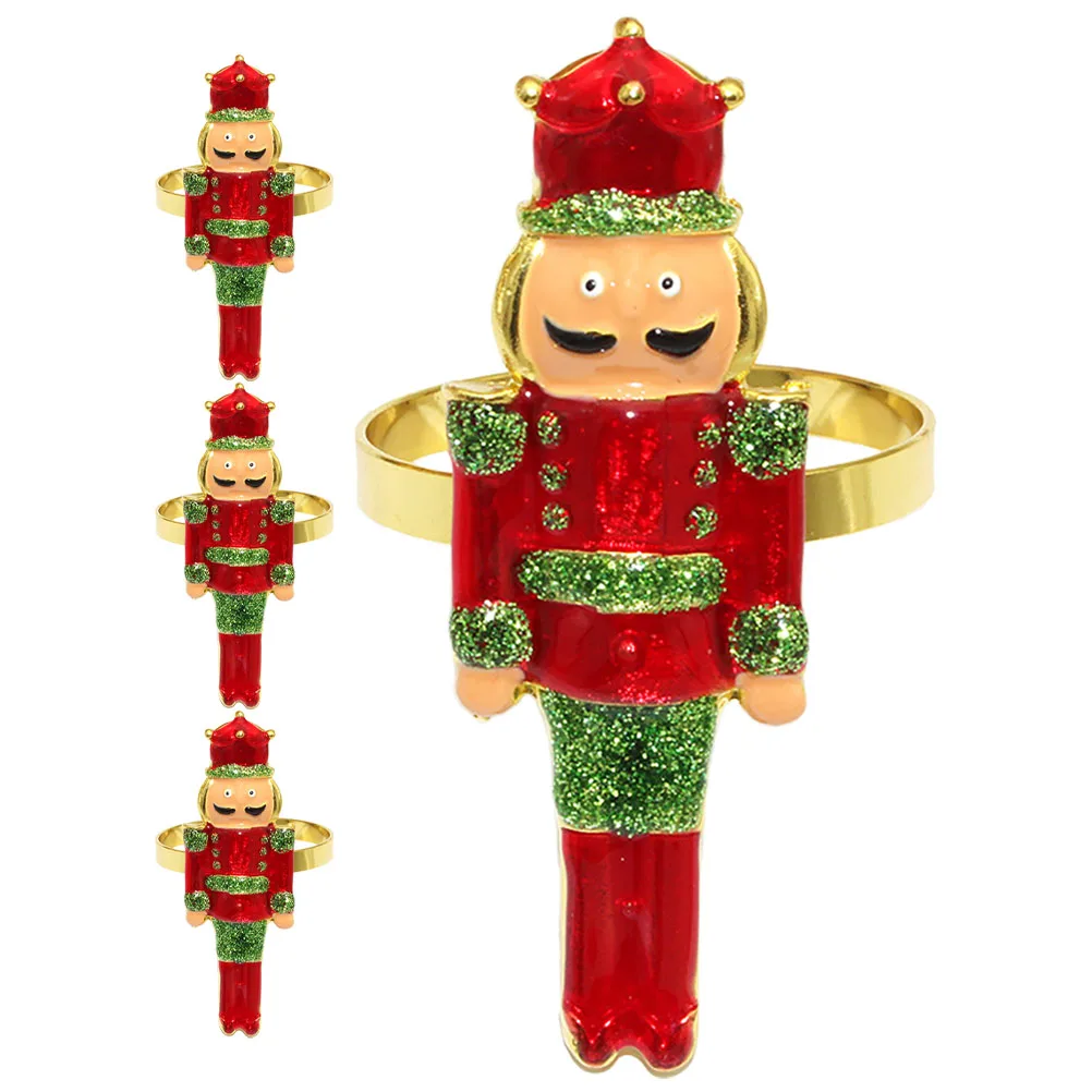 4pcs Christmas Napkin Rings Nutcrackers Metal Holiday Decorations Xmas Serviette Buckles Dinner Table Centerpieces Christmas
4pcs Christmas Napkin Rings Nutcrackers Metal Holiday Decorations Xmas Serviette Buckles Dinner Table Centerpieces Christmas