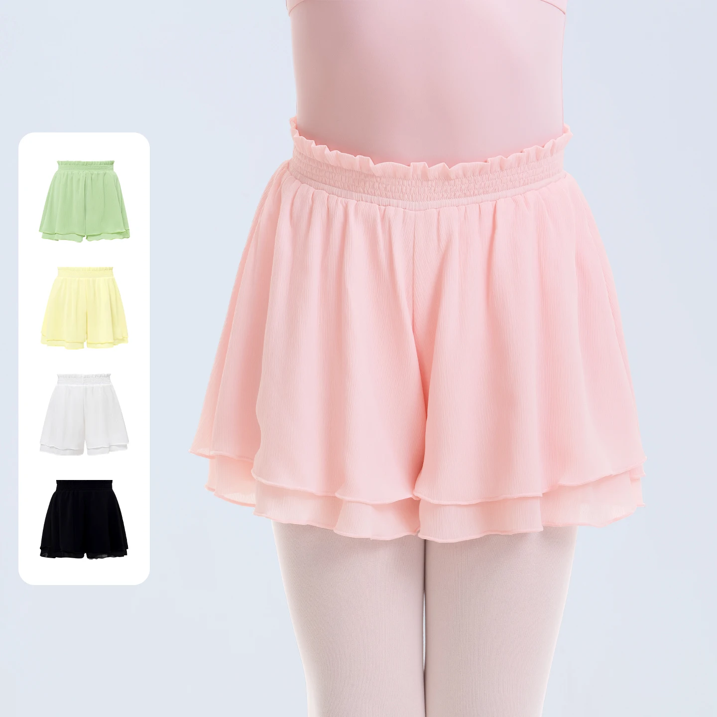 Girls Elastic Waist Double Layer Dance Shorts Ruffled Leg Opening Wide Lounge Pants Kids Chiffon Jogging Sports Gym Culottes
Girls Elastic Waist Double Layer Dance Shorts Ruffled Leg Opening Wide Lounge Pants Kids Chiffon Jogging Sports Gym Culottes