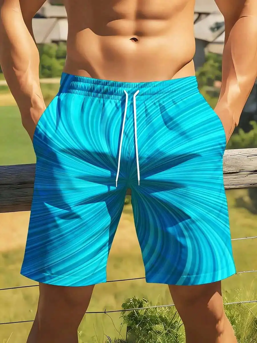 Mens Blue Tropical Print Swim Trunks With Drawstring Waist For Beach Outdoor Leisure Sports
Mens Blue Tropical Print Swim Trunks With Drawstring Waist For Beach Outdoor Leisure Sports