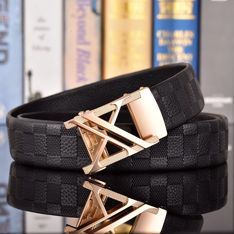 High Quality dermis Leather Men Belt Luxury Brand Designer Waistband Suit Jeans Formal Wear Famous Brand Automatic buckle Belts
High Quality dermis Leather Men Belt Luxury Brand Designer Waistband Suit Jeans Formal Wear Famous Brand Automatic buckle Belts