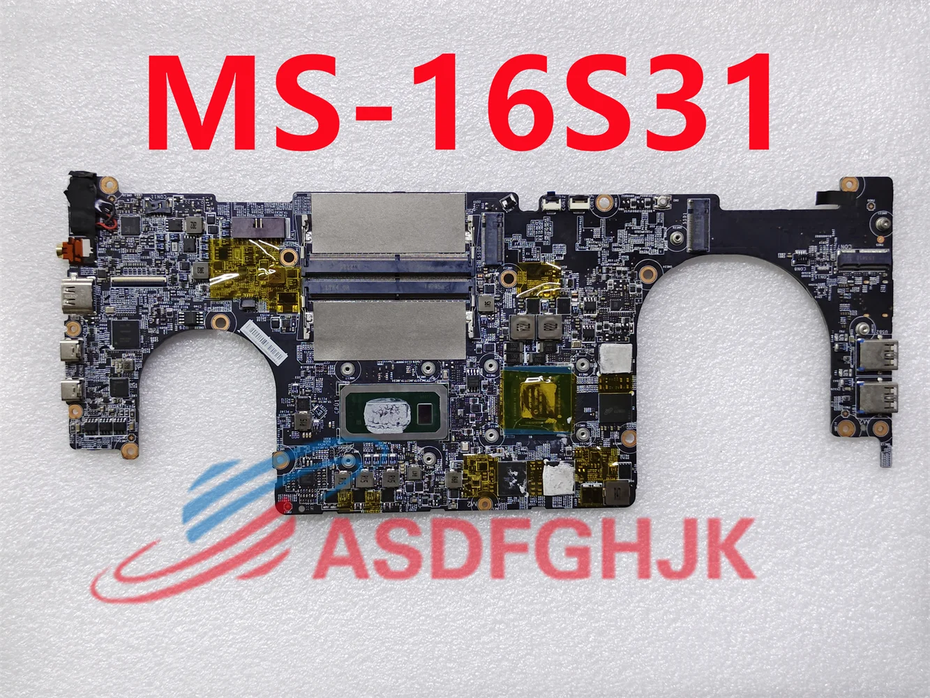 MS-16S31 is suitable for MSI Prestige 15 A10SC-219CN MS-16S3 laptop motherboard SRGP2 i7-10710U GTX970M test OK shipped
MS-16S31 is suitable for MSI Prestige 15 A10SC-219CN MS-16S3 laptop motherboard SRGP2 i7-10710U GTX970M test OK shipped
