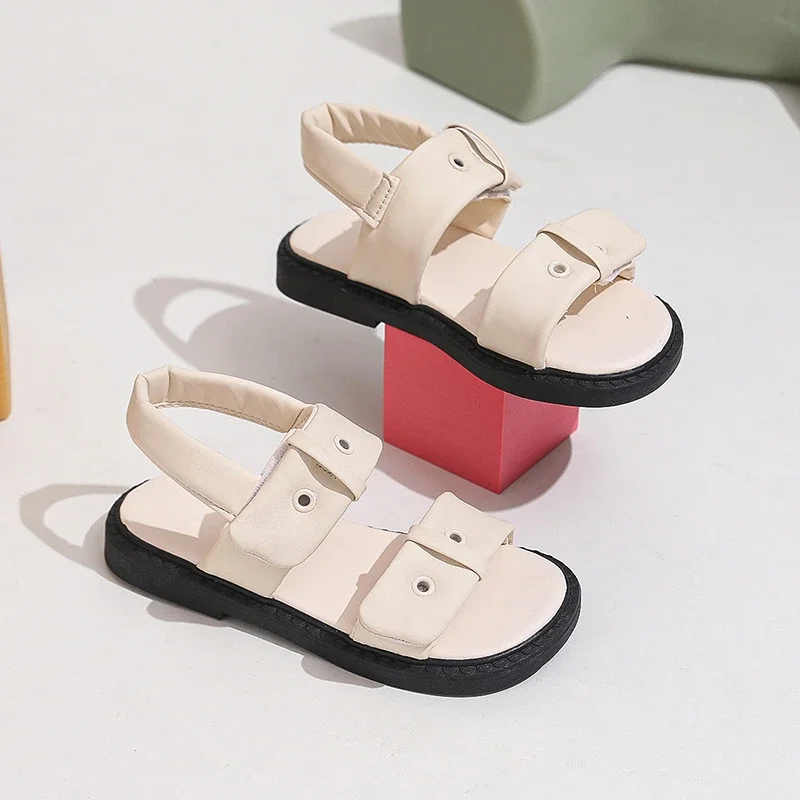 New Kids Sandals for Girls Summer Simple Toddlers Fashion Causal Shoes Open-toe Non-slip Children Beach Sandals Versatile Trend
New Kids Sandals for Girls Summer Simple Toddlers Fashion Causal Shoes Open-toe Non-slip Children Beach Sandals Versatile Trend